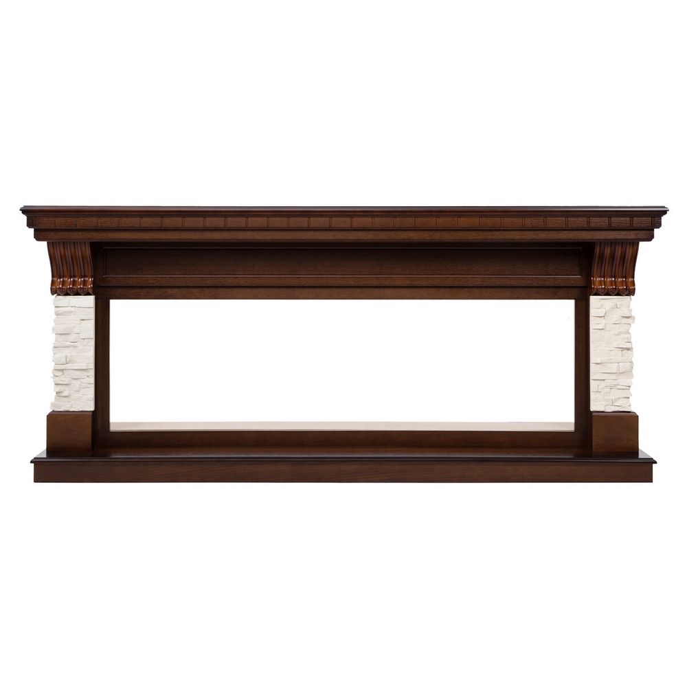 Портал каминный из МДФ RealFlame Michigan 60 NT орех, под очаг Saphir 60