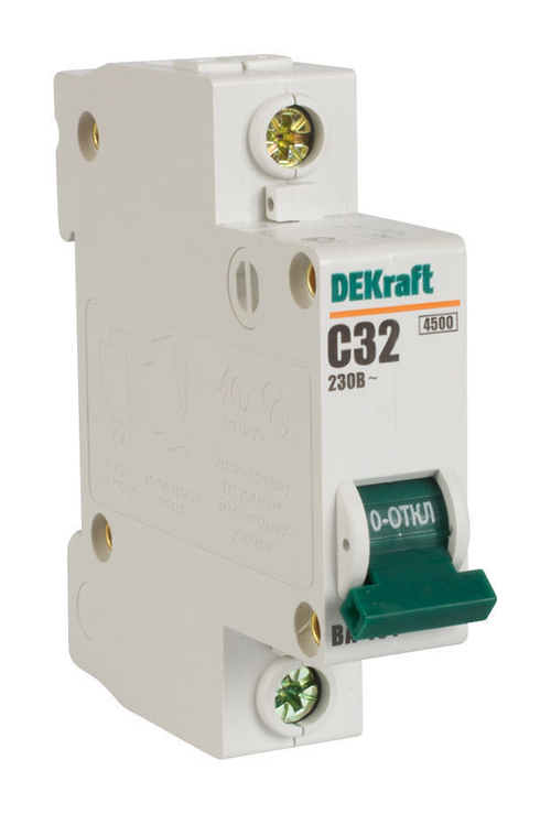 Автоматический выключатель ВА-101 1п 32А 4,5кА DEKraft хар C