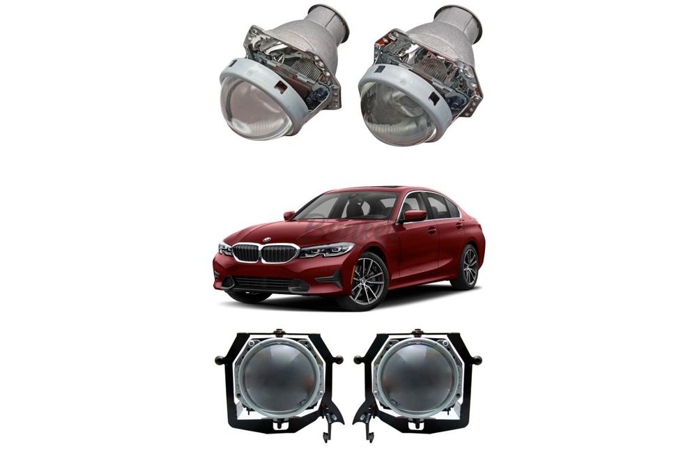 Готовый комплект для замены штатных светодиодных линз LED AFS BMW 3 VII G2X 2018-2021