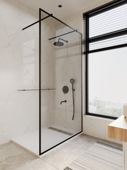 Душевой комплект STWORKI Эстерсунд S31240BK С ВНУТРЕННЕЙ ЧАСТЬЮ, матовый черный