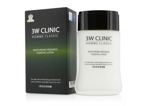 "3W CLINIC" Мужской увлажняющий лосьон для лица с растительными экстрактами, 150 мл