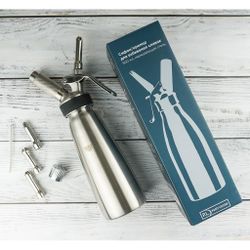 Сифон (кремер) для взбивания сливок 0,5 л (до +70°C) нерж.   THERMO P.L. Proff Cuisine