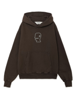 Толстовка С Капюшоном 3d Embroidered Logohead Garment Dyed Hoodie