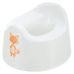 Горшок детский с декором 275х170 мм (белый)