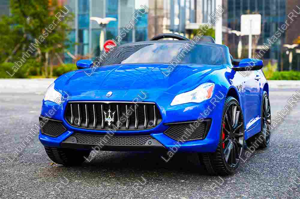 Детский электромобиль "Maserati" синий