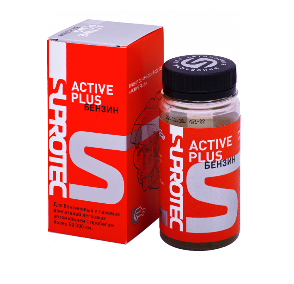 СУПРОТЕК. Триботехнический состав "Active Plus" (Актив Плюс Бензин)