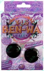 Тяжелые вагинальные шарики черного цвета