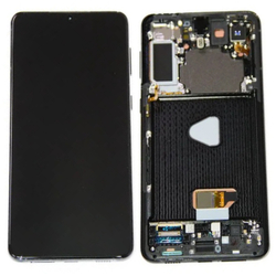Дисплей для Samsung Galaxy S21+ (G996B) с тачскрином и рамкой Черный - OR (SP)