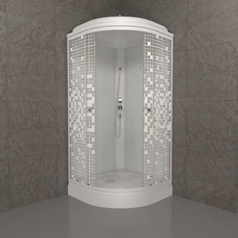 Душевая Кабина Triton Мозаика 90*90 А (ДН4)