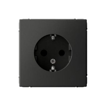 Розетка ArtGallery 16А с заземл. защ. шторки механизм базальт SE GAL001445