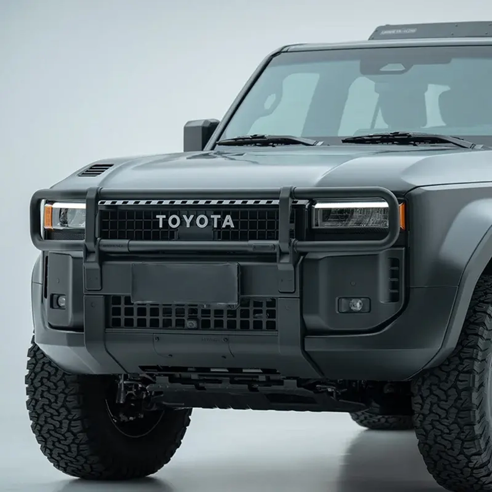 Бампер передний с кенгурятником для Toyota Land Cruiser Prado 250 LC250 Тойота Крузер Крузак Кенгурятник