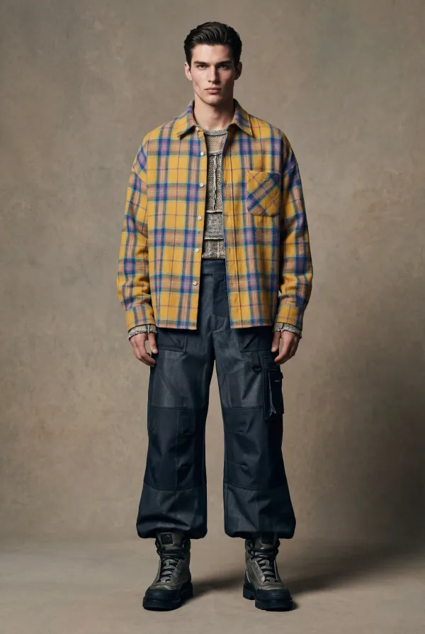 Рубашка в клетку «PURF»