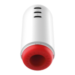 Автоматический вибромастурбатор 29см с режимами сжатия JamyJob Rocket Masturbator White