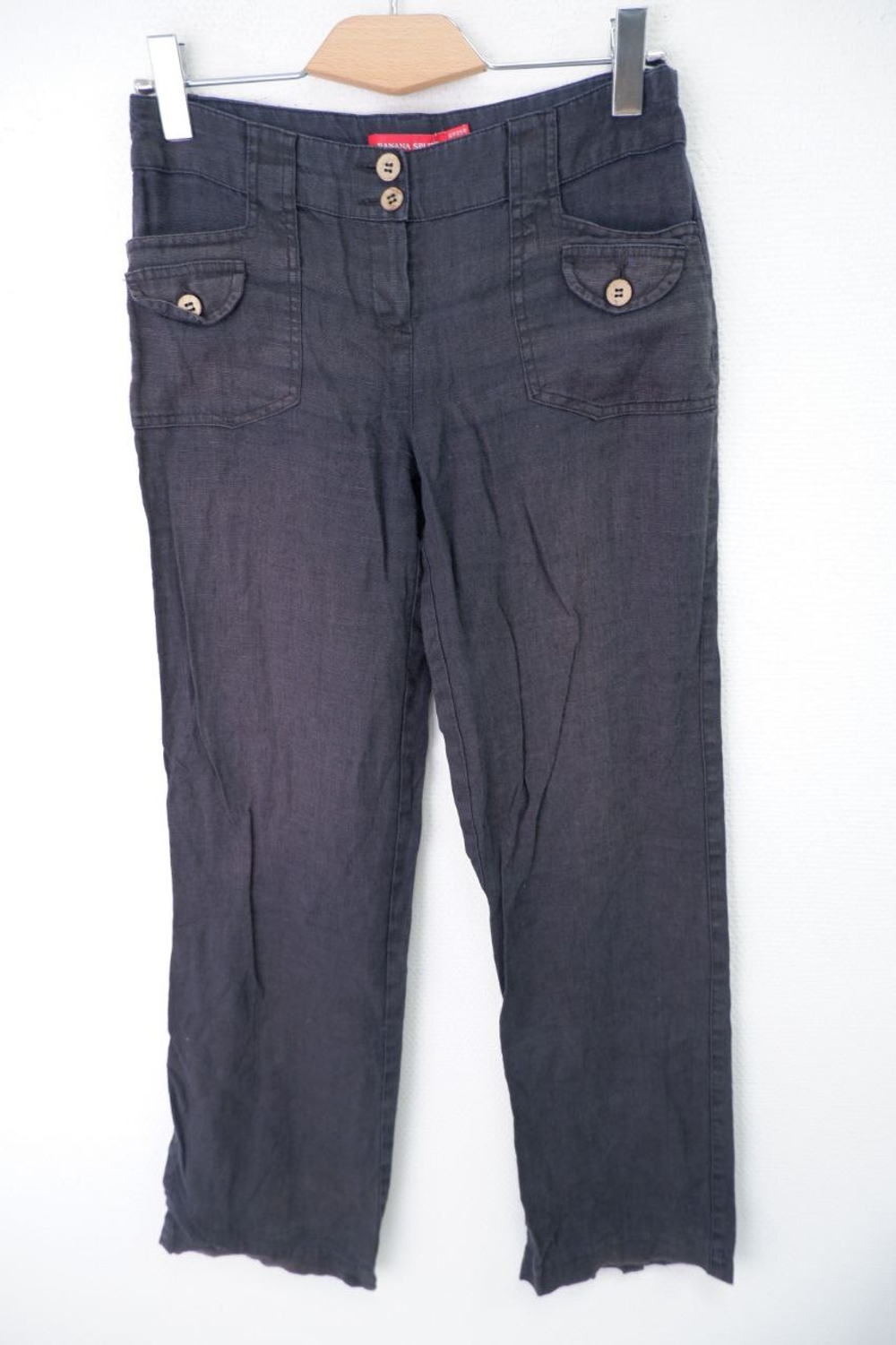Штаны Banana Split льняные прямого кроя 44 размер