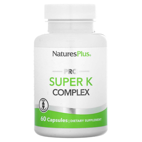 NaturesPlus, Pro Super K Complex, 60 капсул (2040 мкг в капсуле)