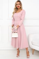Платье Торжество (пудровый) Р11-1201/3 Nikol