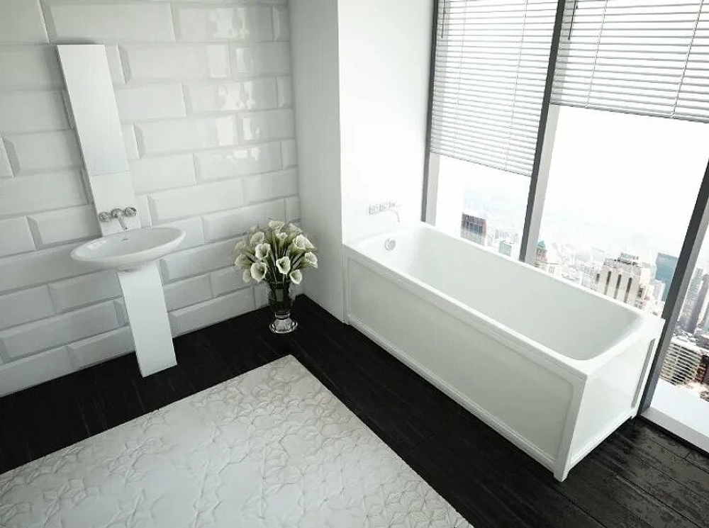 Акриловая ванна Aquatek Eco-friendly Мия 180x70 MIY180-0000007 без панелей, каркаса и слив-перелива
