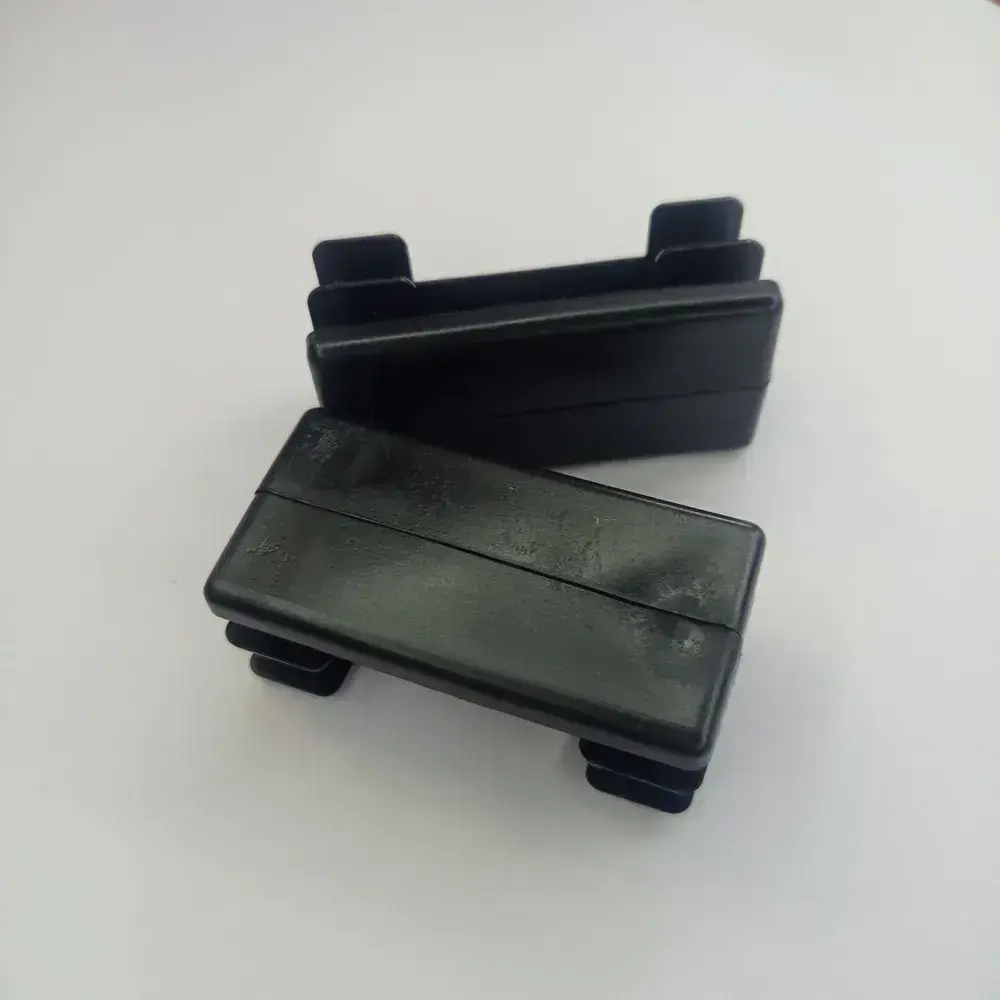 Заглушка для профильной трубы 25х50мм, цвет ЧЕРНЫЙ, 10шт