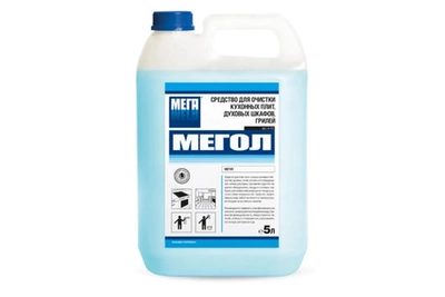 Мегол средство для очистки кухонных плит, духовых шкафов, грилей, 5 л.