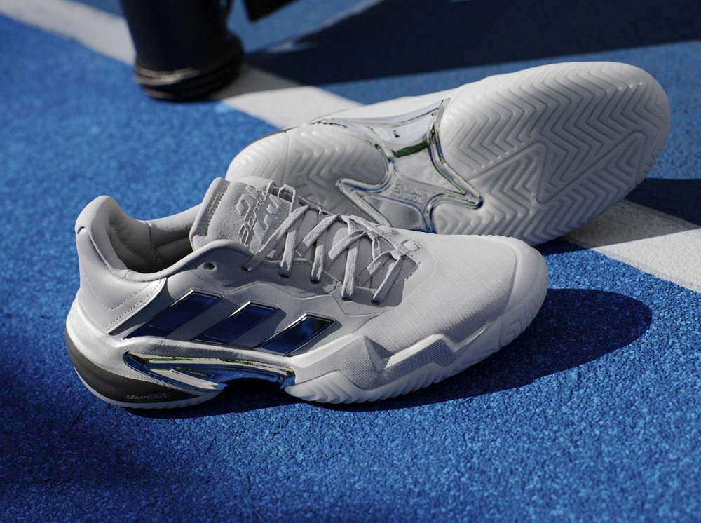Женские теннисные кроссовки Adidas Barricade 13 W Silver Edition - silver metalic/silver metalic/dash grey