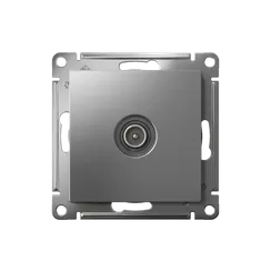Розетка телевизионная TV AtlasDesign коннектор механизм сталь SE ATN000993