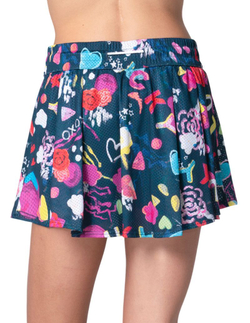Теннисная юбка Lucky in Love High Waist Love You - midnight