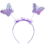 Набор карнавальный «Нежная принцесса» (ободок, крылья, палочка), Сиреневый