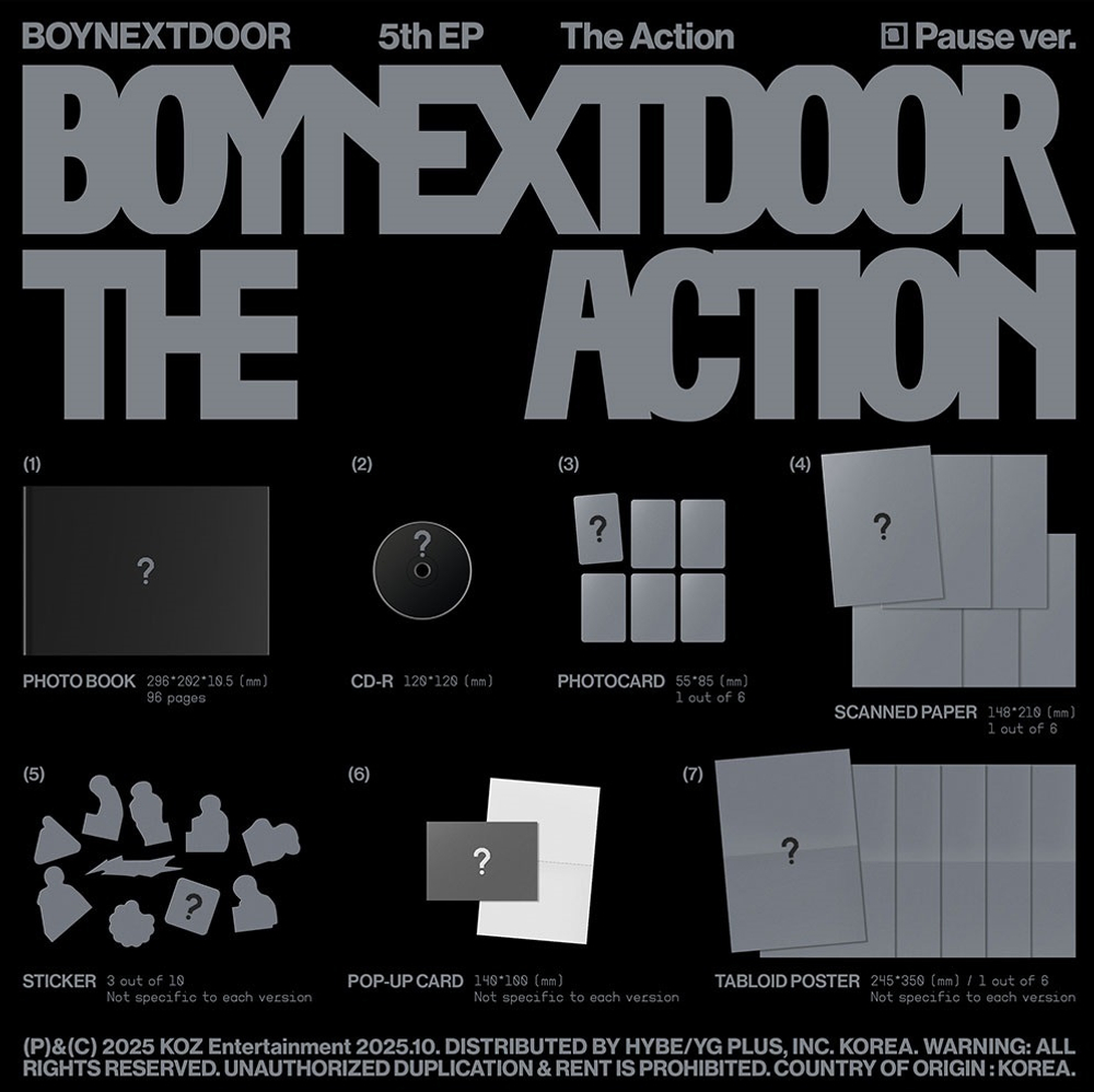 Альбом BOYNEXTDOOR - 5th EP The Action (Apple music)