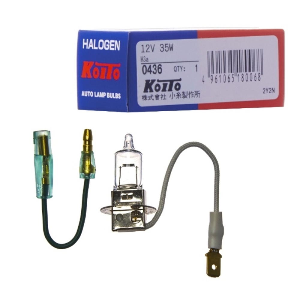 Лампа головного света Koito H3a 12V 35W (уп. 1 шт.) 0436