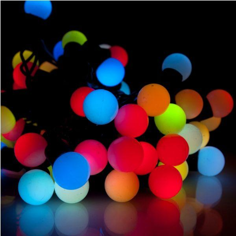 Электрогирлянда шары 50 Led разм.2,8см SYCL-209 8м разноцв.