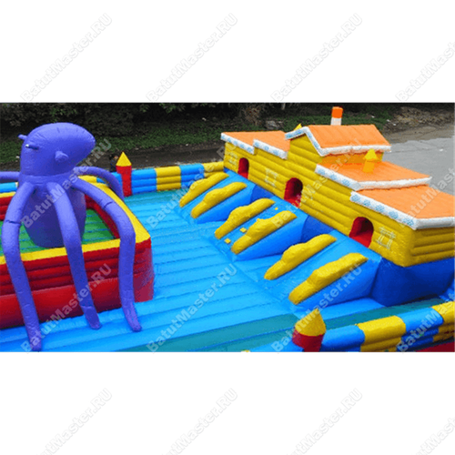 Популярный надувной батут "Большие приключения"