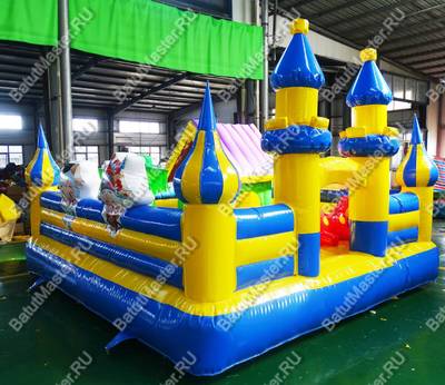 Коммерческий надувной батут "Веселое королевство" 4*4*2,8 м