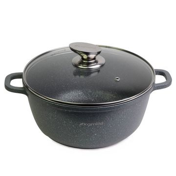 Кастрюля 4,5 л. из литого алюминия Kamille КМ 4425 с мраморным покрытием