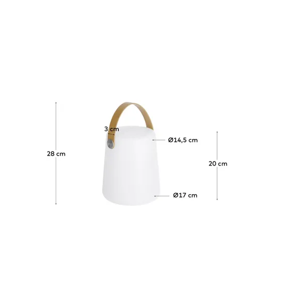 Переносная настольная лампа Dialma