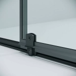 Душевой уголок Niagara Nova NG-35-10AGR-A90GR-34 100x90 стекло прозрачное/профиль графит матовый