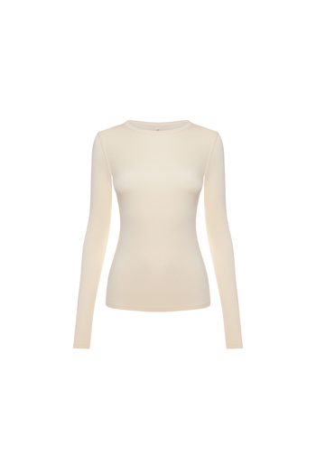 Лонгслив из модала GRACE Экрю