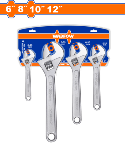 Набор разводных ключей из 4 шт.