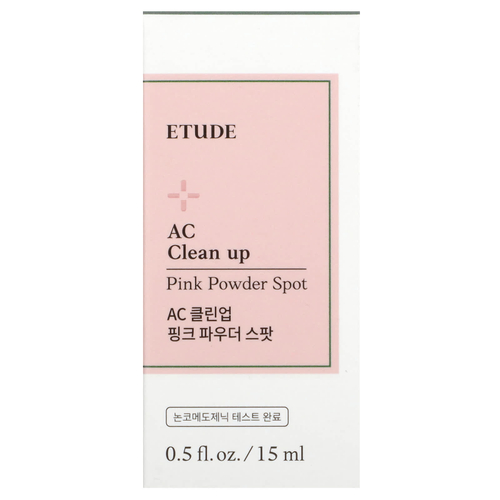 ETUDE, AC Clean Up, розовая пудра для пятен, 15 мл (0,5 жидк. унц.)