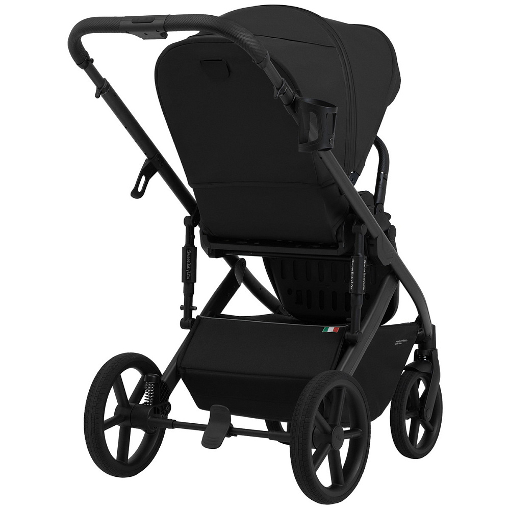 Коляска 4 в 1 Sweet Baby SBL Dolce + автокресло Elegante Plus с базой i-Size ISOFIX DK780 Black