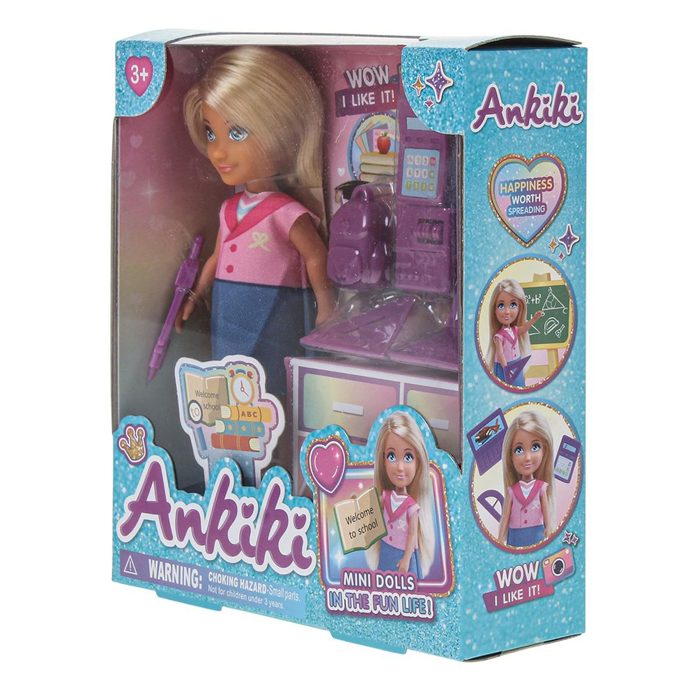 Кукла тип модница с аксесс. коробка 606056