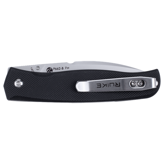 Складной нож Ruike P662-B c клинком из стали Sandvik™ 14C28N, рукоять G10