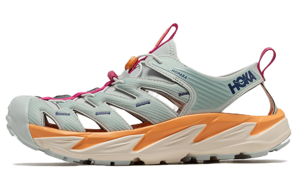HOKA ONE ONE Hopara Sandal "Ice Flow Mock Orange"