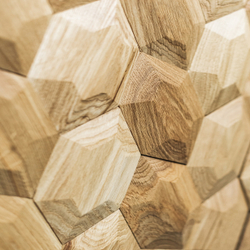 Деревянная мозаика для стен Wood Mosaic Рубин