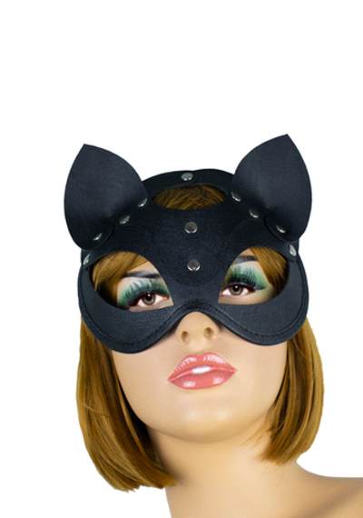 Маска кошки черная