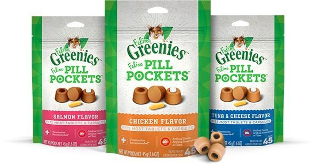 Greenies Pill Pockets Кармашки для таблеток, для кошек