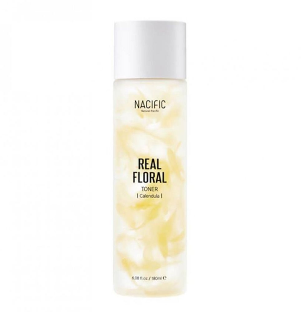 Тонер с лепестками календулы для чувствительной кожи Nacific Real Floral Toner Calendula, 180 мл