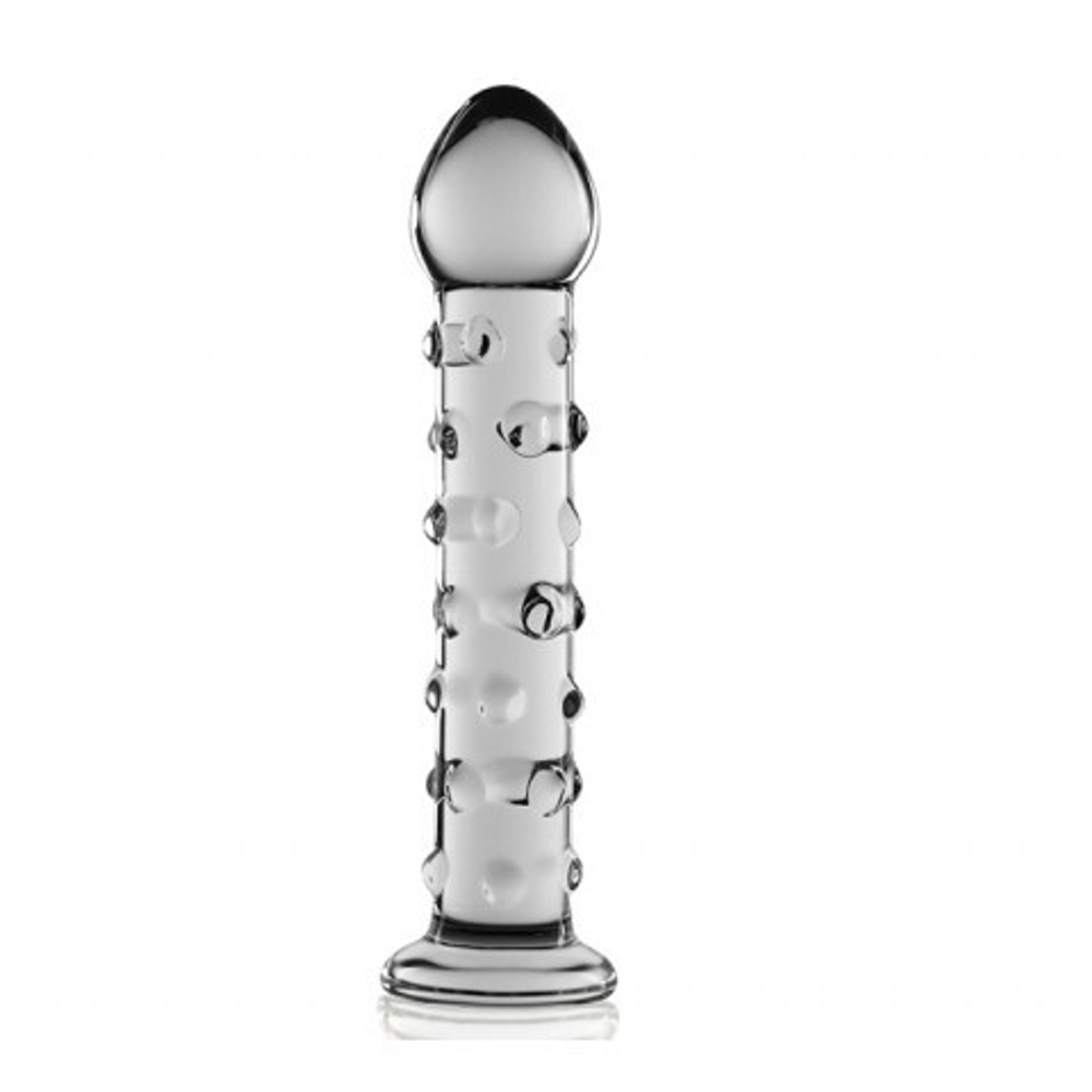 Стеклянный фаллоимитатор Lovetoy Romance (14,5×3,9 см)