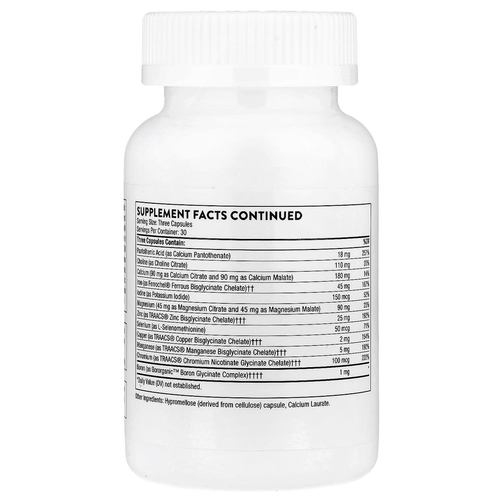 Thorne, Basic Prenatal, 90 капсул