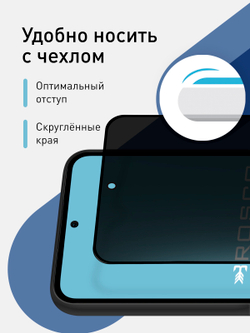 Стекло антишпион ROSCO для Samsung Galaxy A54;Samsung Galaxy A54 5G (арт. SS-A54-FSP-GLASS-SPY)