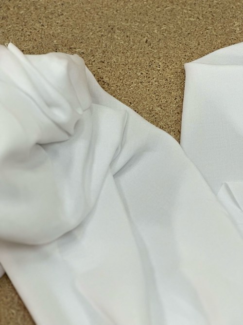 Штапель белый